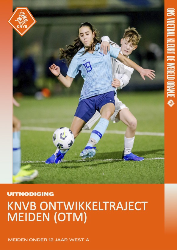 Fien Lutterman geselecteerd door de KNVB!