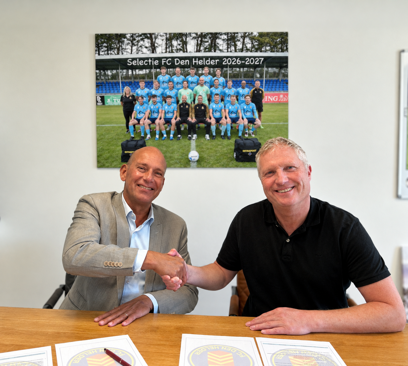 FC Den Helder en Aannemingsbedrijf A.Tuin BV verlengen sponsorovereenkomst!
