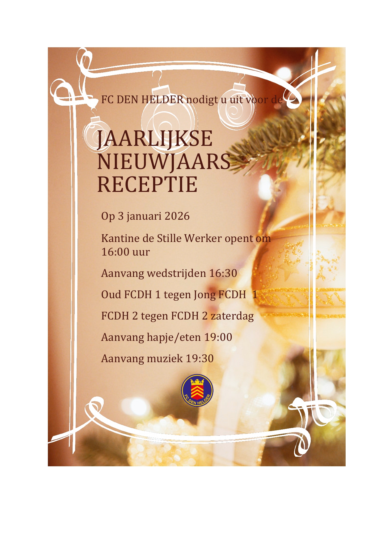 Nieuwjaarsreceptie 2026